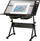 Маса за цртање DNA PRO DESK 1, 120x60 cm, прилагодлива висина, проѕирно стакло