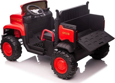 Makina elektrike fëmijësh LeanToys Truck JC222, 12V, 4x4, e kuqe