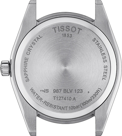 Orë për meshkuj Tissot Gentleman Quartz T127.410.16.051.01, kafe/argjendtë