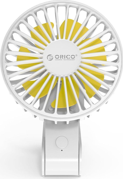 Ventilator portativ Orico GXZ F833, USB C, 3 shpejtësi, i bardhë