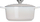 Tenxhere gize Le Creuset Signature Round Dutch Oven, 4.5L, me smalt, e bardhë Meringue