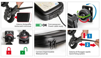 Mbajtes Telefoni Per Motorr Dhe Biciklete