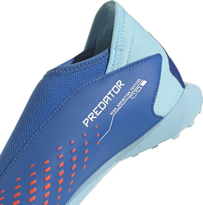Këpucë futbolli Adidas Predator Accuracy.3 LL TF Jr IE9437, pa lidhëse, për tapet sintetik, blu