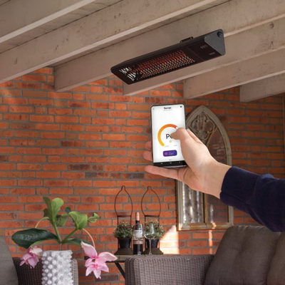 Ngrohës muri Sunred PRO25W-SMART, infrakuq, 2500 W, i zi