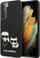 Mbrojtëse telefoni Karl Lagerfeld Karl & Choupette, për Samsung Galaxy S21+, TPU, e zezë