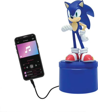 Dritë nate për fëmijë Lexibook Sonic, LED, altoparlant me Aux, shumëngjyrëshe