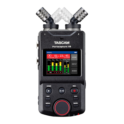Regjistrues audio Tascam Portacapture X6, 6 kanale, 32 bit 192 kHz, i zi