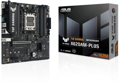 Motherboard ASUS TUF Gaming A620M Plus, AMD A620, DDR5, Micro ATX