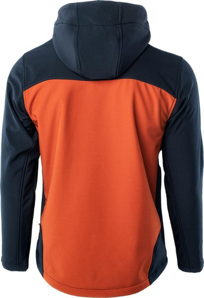 Xhaketë për meshkuj HI-TEC SOFTSHELL, XL, e zezë/portokalli