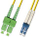 Kабел оптичко влакно MicroConnect SC LC, OS2 9/125µm, 10m, жолт