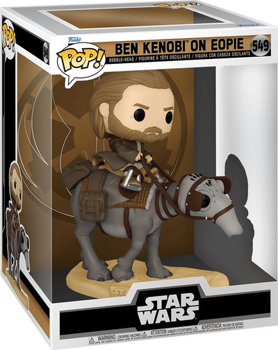 Figurë koleksionare Funko POP Ben Kenobi mbi Eopie, Star Wars, vinyl, shumngjyrëshe