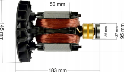 Motor rezervë Keltin CK00256-26-30, 0.15kg, për pajisje elektrike, i zi