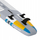 Dërrasë SUP Rebel Active Pro RBA-4518-WH, e fryrë, 335 cm, e bardhë