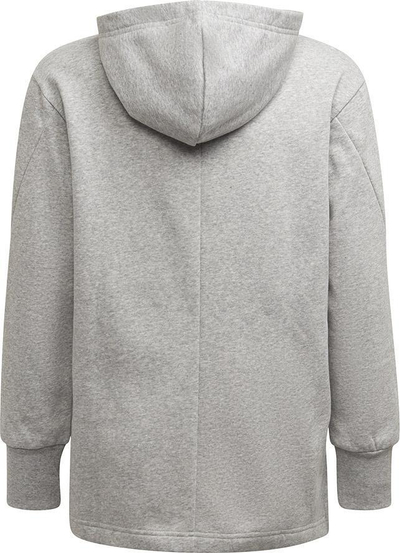 Bluzë me kapuç Adidas GM Hoodie Jr H57219, për vajza, gri