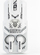 Kufje wireless Wekome VB07 Mecha, True Wireless, Bluetooth 5.3, të bardha