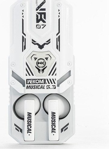 Kufje wireless Wekome VB07 Mecha, True Wireless, Bluetooth 5.3, të bardha