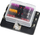 Kuti siguricash universale Fuse Box, 6 vende, me LED, e zezë