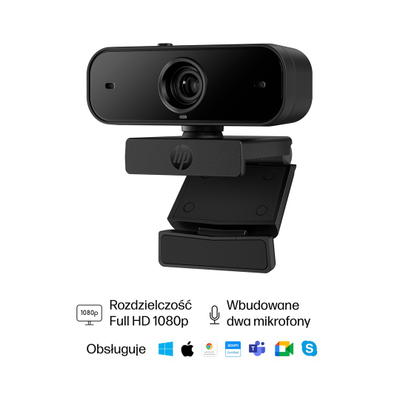Kamera web Hewlett Packard 430, 1080p, 2MP, e zezë