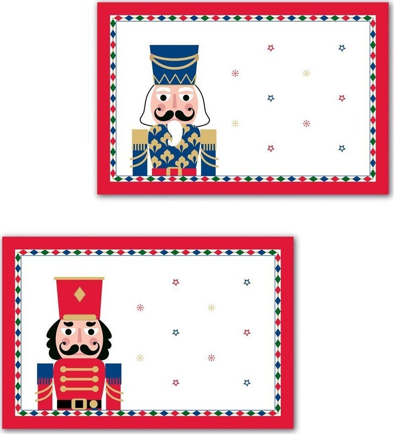 Ndenjëse tryeze Rose&Tulipani The Christmas Band, set 2 copë, 45.5x30cm, shumëngjyrëshe