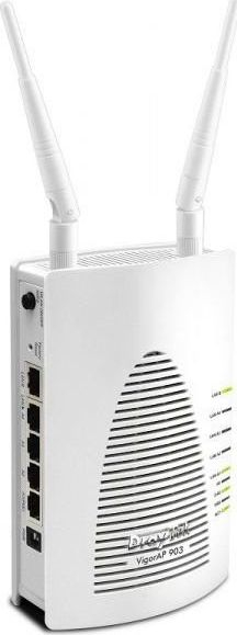 Пристапна точка DrayTek VigorAP 903, двоен опсег, 1200Mbps, бела