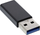 Adapter USB InLine 35810, USB C në USB A, USB 3.2 Gen 2, i zi
