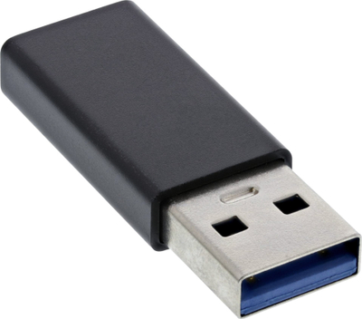 Adapter USB InLine 35810, USB C në USB A, USB 3.2 Gen 2, i zi
