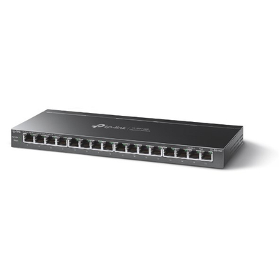 Switch rrjeti TP-Link TL-SG116P, 16 porta Gigabit, PoE+, gri