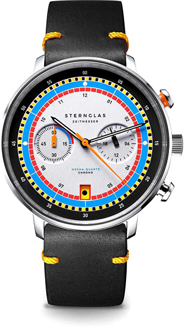Orë dore për meshkuj Sternglas Hamburg Chrono S01-HC36-VI22, e zezë