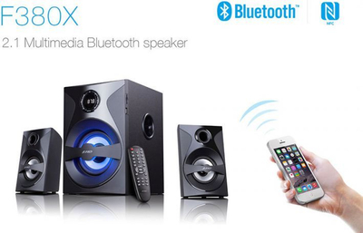 Altoparlant Bluetooth F380x, stereo, i zi me blu
