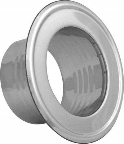 Rozetë ventilimi SpiroFlex ROSETTE FLEX 115, çelik inox, krom