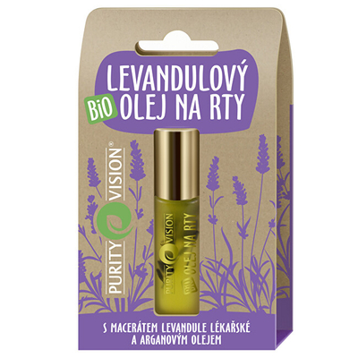 Vaj për buzë Purity Vision Organic Lavender, 10 ml