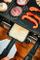 Grill elektrik Adler AD 6616 Raclette 4 në 1, 1400W, për 8 persona, i zi