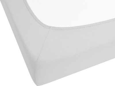 Çarçaf fitted Bellani JANBU, pambuk, 90 x 200 cm, gri e hapur