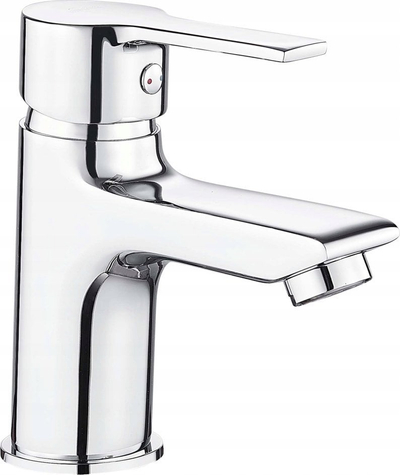 Rubinet lavamani Bralos Chrome, me aerator kursim uji, krom