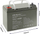 Bateri AGM Qoltec 12V 36Ah, 540A, gri