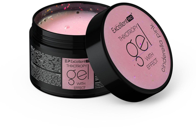 Xhel ndërtues për thonj Cinderella Pink, 15g, rozë qumështi me shkëlqim