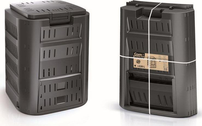 Kompostues Prosperplast COMPOGREEN, 220L, për kopsht, i zi