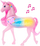 Lodër njëbrirësh Barbie Mattel Sparkle Lights Unicorn, drita, tinguj, rozë