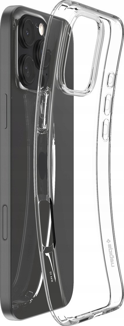 Mbrojtëse telefoni Spigen Crystal Flex për iPhone 16 Pro Max, transparente