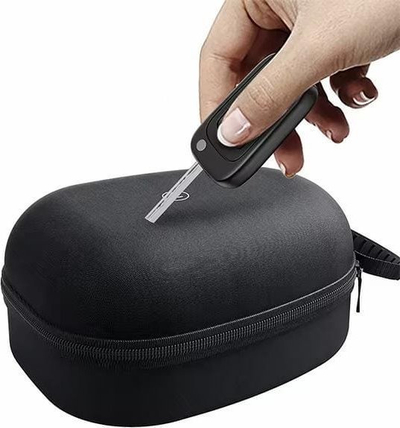 Etui për kufje over ear Usams US ZB292, material EVA, me dorezë për ta mbajt, ngjyrë e zezë