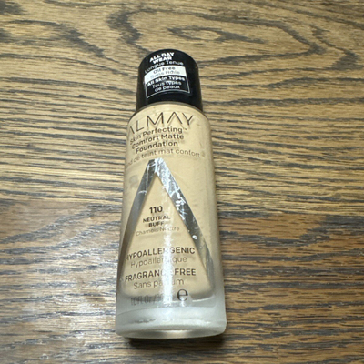 Fondatinë e lëngshme Almay Skin Perfecting Comfort Matte, 30ml, nuanca 110 Neutral Buff