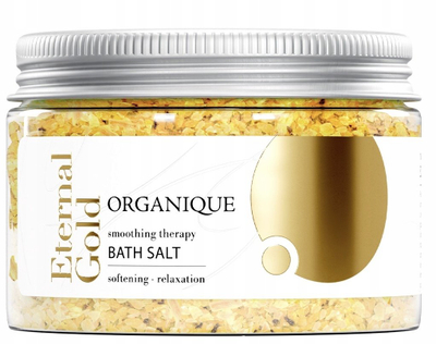 Сол за бања Organique Eternal Gold Relaxing, омекнувачка, 600 g