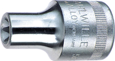 Çelës çorap Torx Stahlwille 50TX, 1/2" drive, madhësi E10, argjendtë