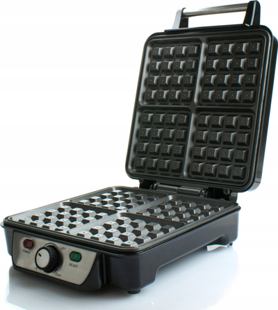 Aparat waffle First Austria FA-5305-3, 1100W, 4 waffle, i zi inox