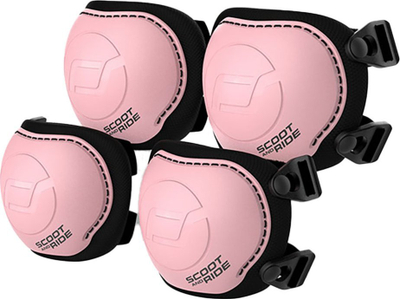 Заштитен сет Scoot &amp; Ride Protective Set Rose, големина S, за деца, розова