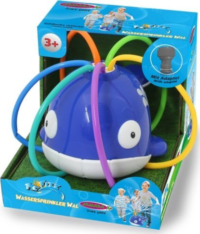 Lodër me uj Jamara Mc Fizz Whale, sprinkler uji, shumëngjyrëshe