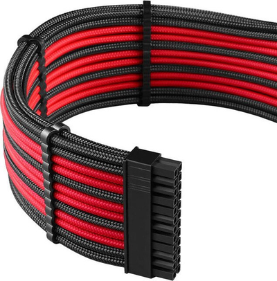 Set kabllosh CableMod C-Series PRO ModMesh 12VHPWR për Corsair RM RMi RMx, PCIe 5.0, i zi me të kuqe