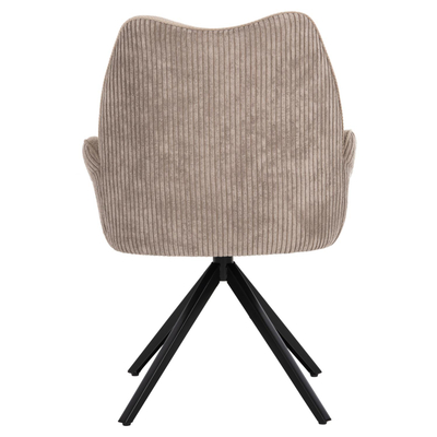 Kolltuk ngrënieje Shai 61x63x93Hcm (HM9844.04), bezhë/ zezë