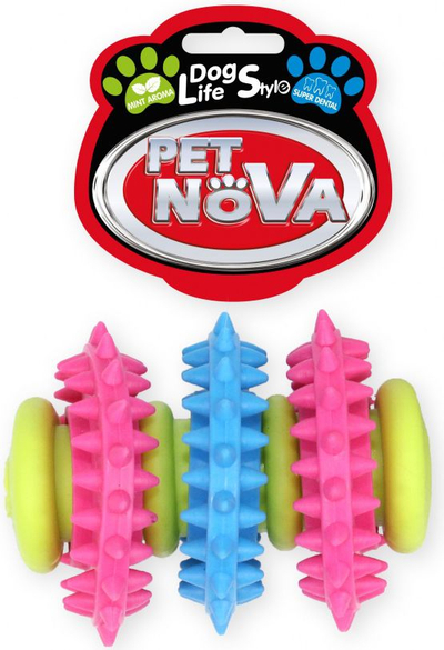 Lodër gome për qen Pet Nova TPR Dentpipe, 7cm