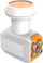 LNB satelitor TechniSat UNIX Quad, 4 dalje, UHD 4K, bardh e portokalli